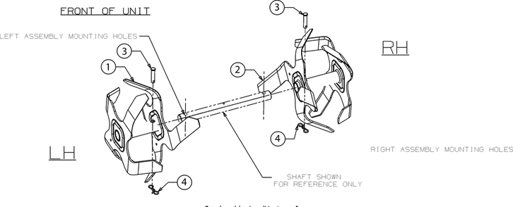 Tine Assembly Diagram and Parts List for RT45 (21AA40M8710)(2019) Cub Cadet Tiller